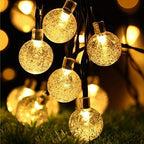 14 LED crystal Bubble Ball String Lights | 3mtr Warm Yellow| Diwali Christmas Xmas Home Décor Fairy String Light
