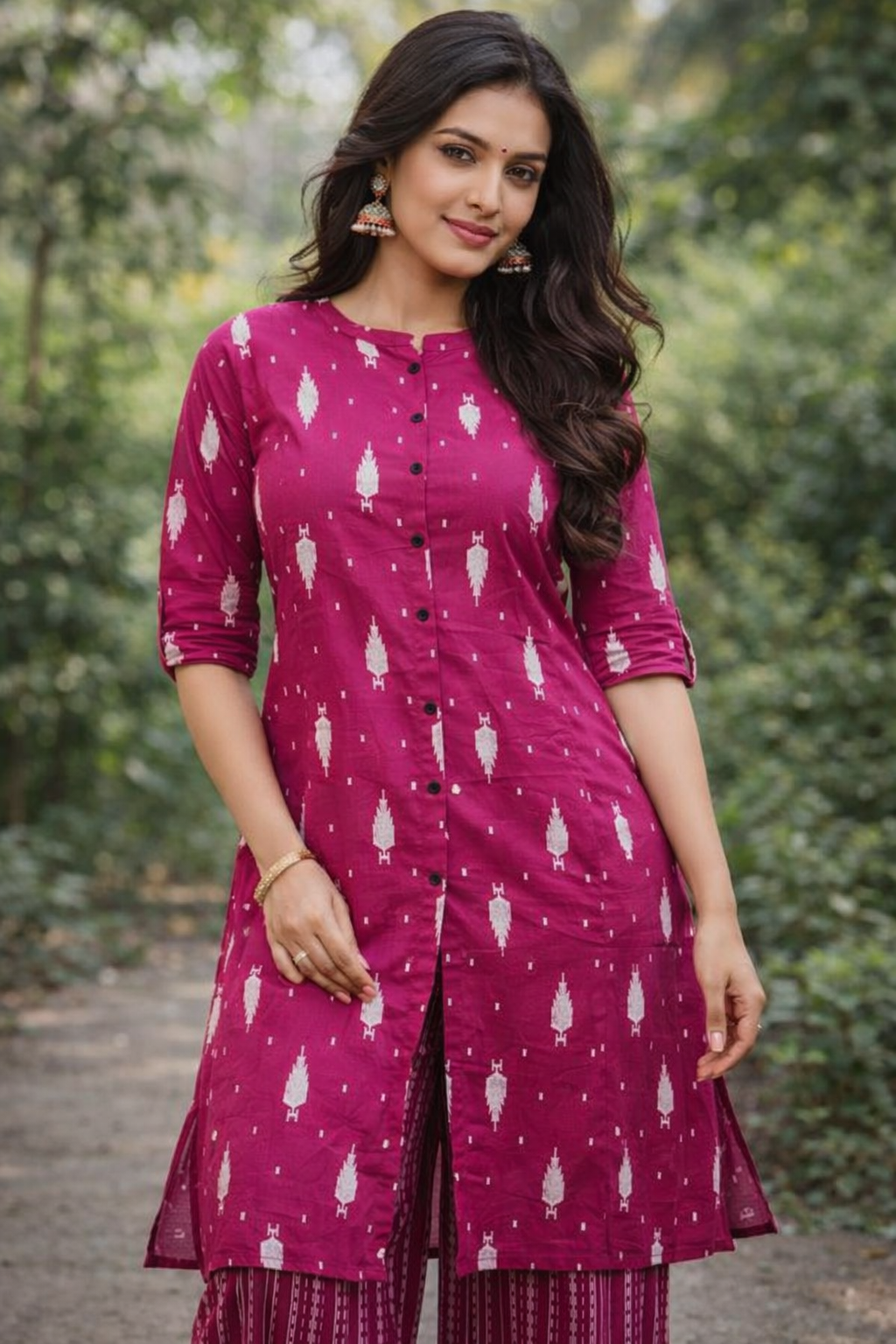 Women's Cotton Kurti with Pant set