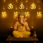 3 Meter Om & Swastik Serial Lights – 14 LED