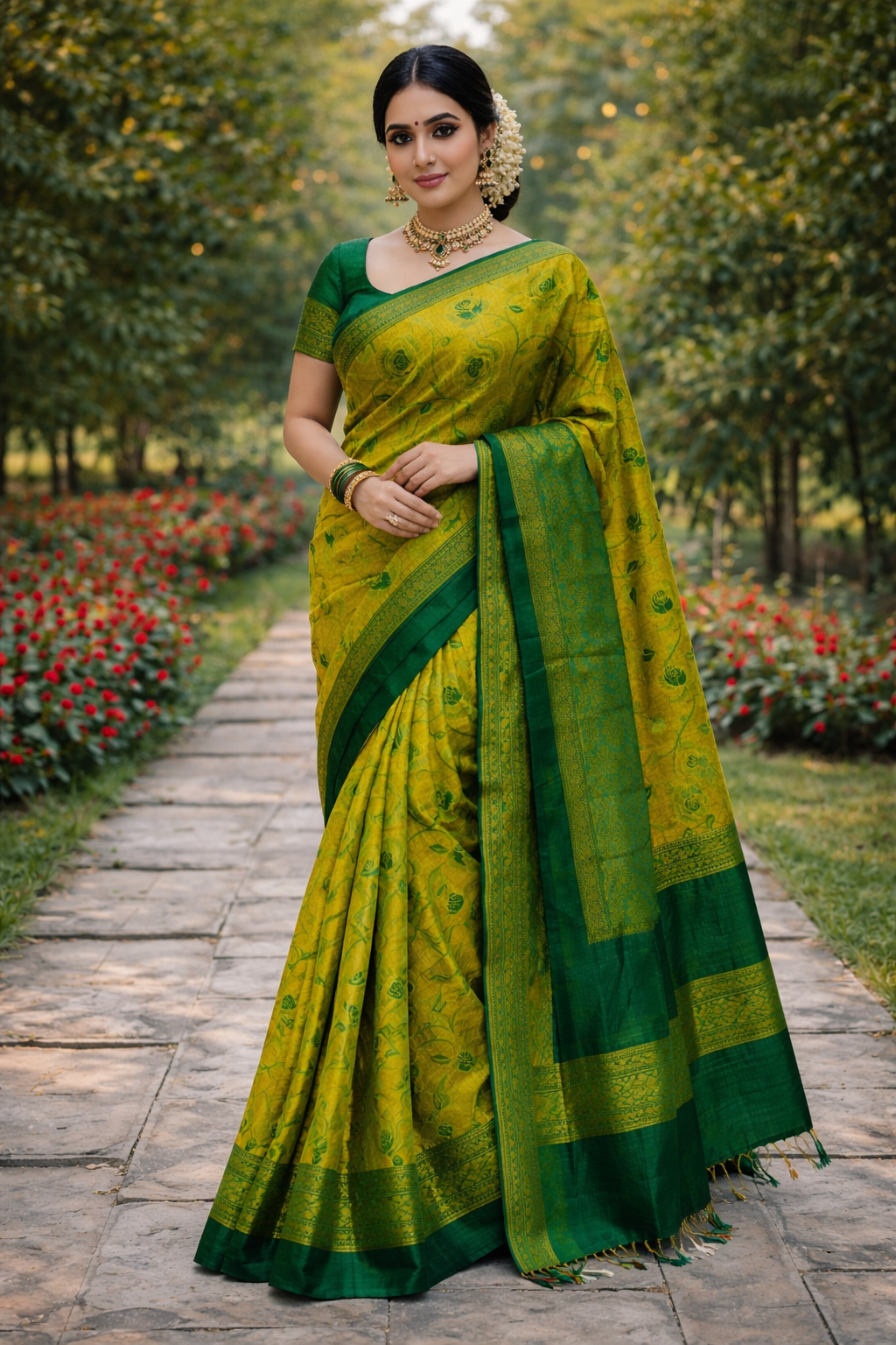 Elite Bridal Silk Saree