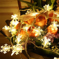 Silicone Flower LED String Lights – 10 LED, 3 Meter Warm White Copper Wire Fairy Lights