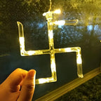 3 Meter Om & Swastik Serial Lights – 14 LED