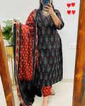 Cotton kurti set with dupatta