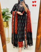 Cotton kurti set with dupatta
