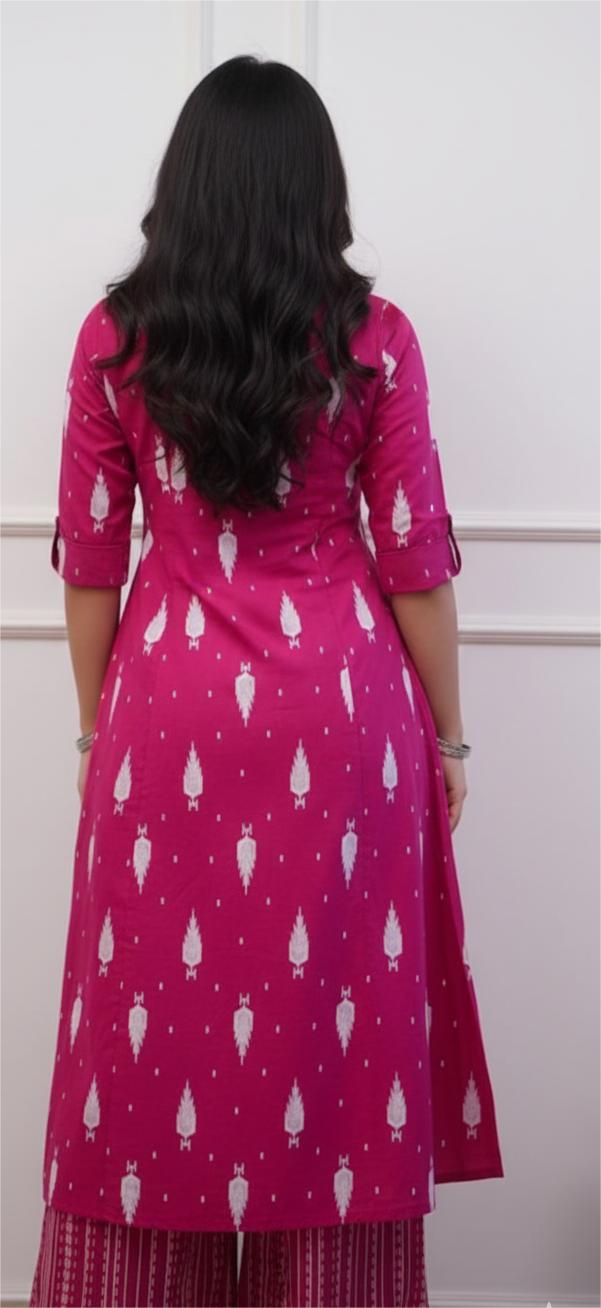 Women's Cotton Kurti with Pant set