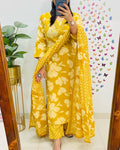 Cotton Kurti with Pant and Dupatta