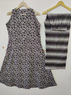 Brown Printed Cotton Kurta Co-ord Set for Women