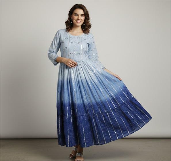 Elegant long maxi gown