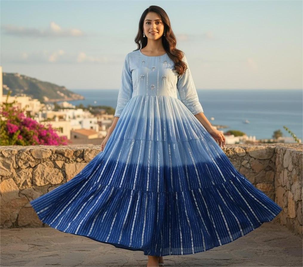 Elegant long maxi gown