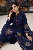Beautiful Embroidered Anarkali Suit Set with Dupatta