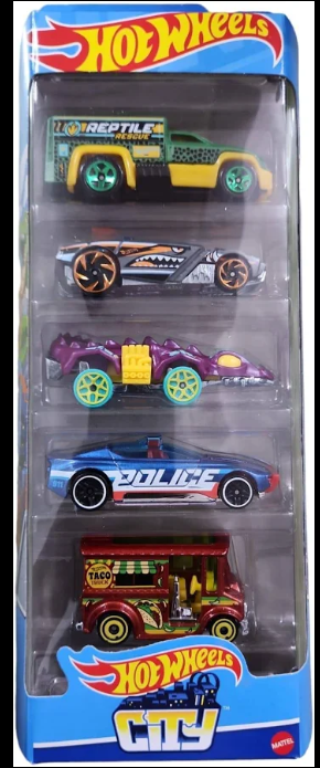 Hot Wheels HW City Official Set of 5 Vehicles (2024)
