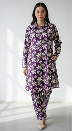 Cotton Floral Print Co-Ord Set for Women