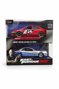 Fast & Furious Legacy Series Twin Pack – Mitsubishi Lancer Evo IX & Brian’s Nissan Skyline R34 Die-Cast Cars