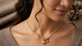 Trendy Heart Charm Necklace for Women – Elegant Gold Finish Fashion Jewellery