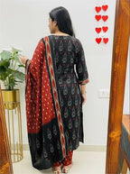 Cotton kurti set with dupatta